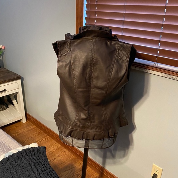 Faux Leather Vest - Picture 2 of 2